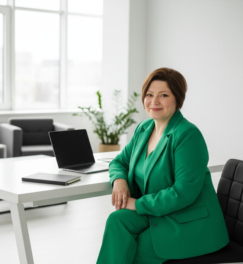 gemini 2.5 flash image a professional modern image of a confident woman with realistic body proportions 0